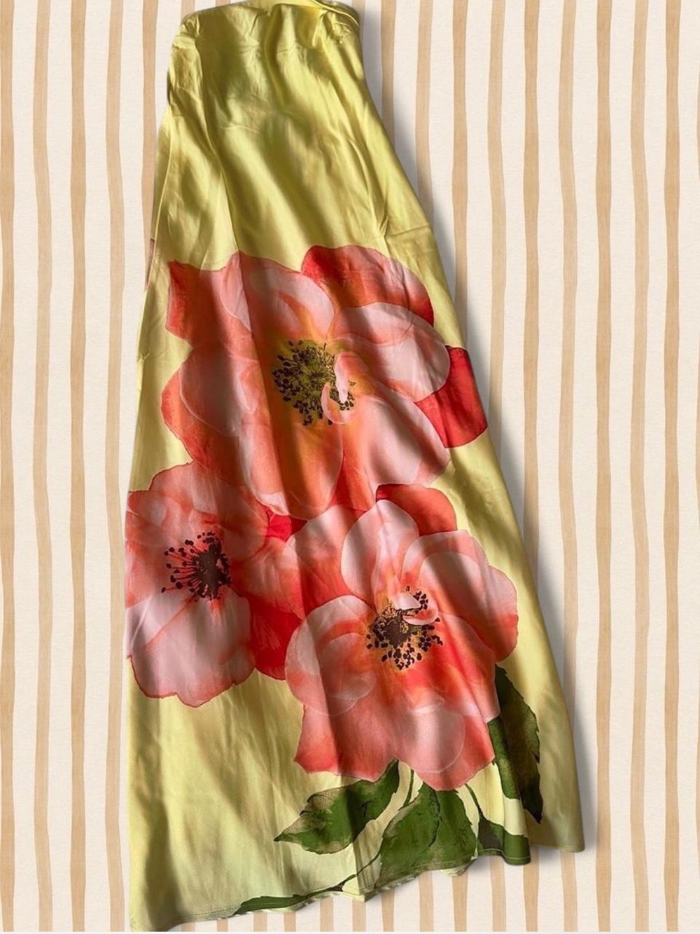 Yellow Floral Maxi Dress